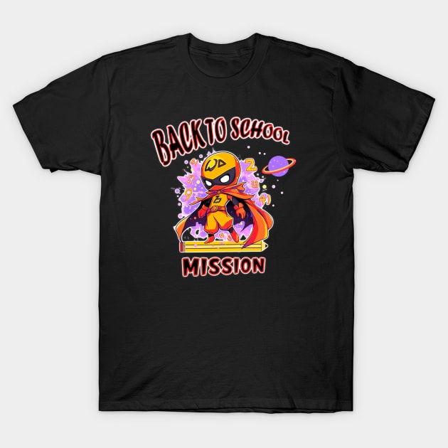 Back to school superhero T-Shirt by Graffik-Peeps